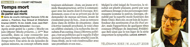 mygalefilms temps mort telerama